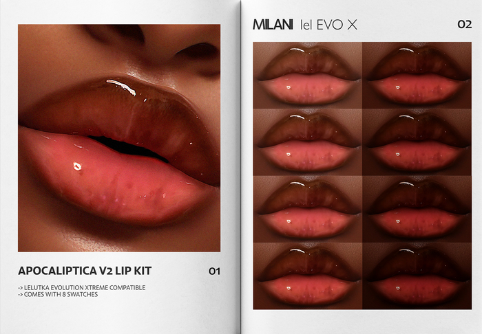 MILANI - "APOCALIPTICA V2" LIP KIT / DEMO