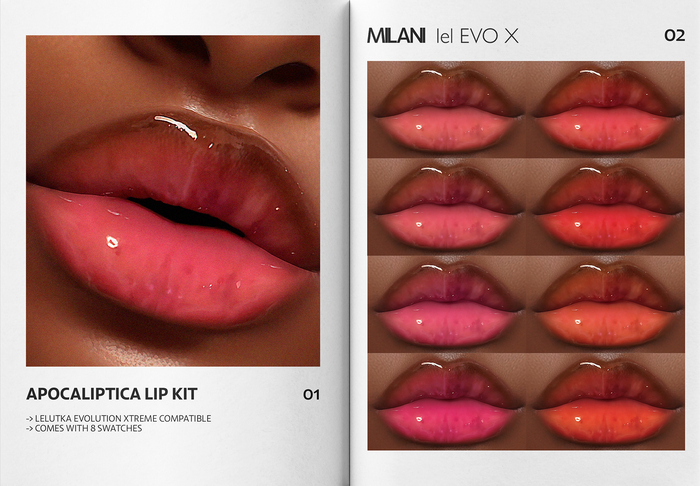 MILANI - "APOCALIPTICA" LIP KIT / FATPACK