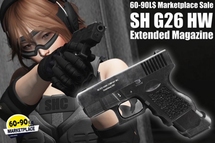 Second Life Marketplace - SH G26 HW Extended Mag [SG] M (Unpack)