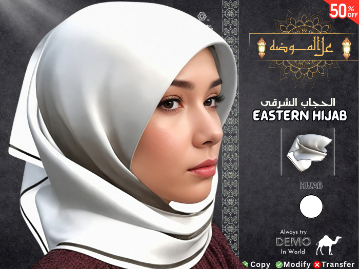 Eastern Hijab [white]