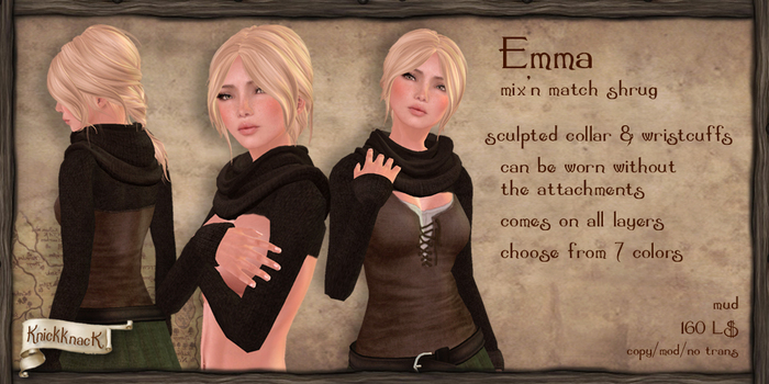 [knickknack] Emma shrug MUD
