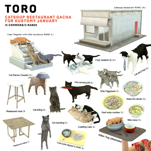 Toro. Cat Soup Restaurant Fatpack 