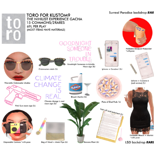 Toro. Nihilist Experience Gacha 