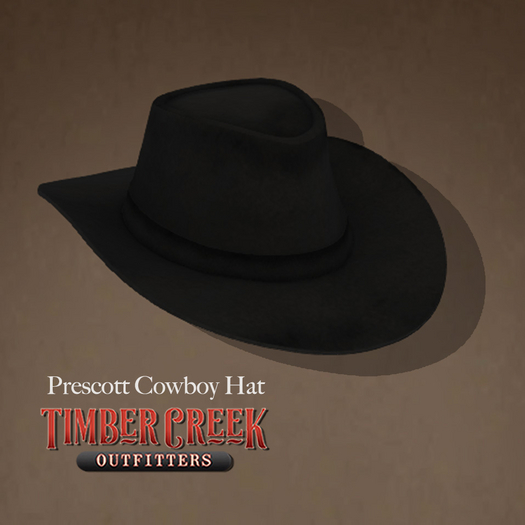 [Timber Creek] Prescott Cowboy Hat-Black