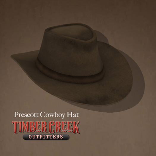 [Timber Creek] Prescott Cowboy Hat-Earth