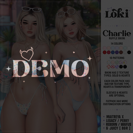 Loki - Charlie Ruffle Bikini - DEMO