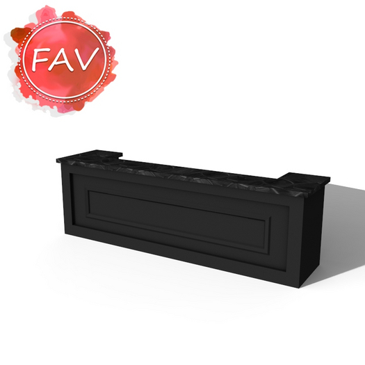 Black Business Reception Desk