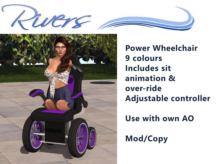 [RIVERS] Power Wheelchair (boxed)