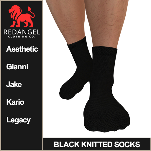 Black Knitted Socks