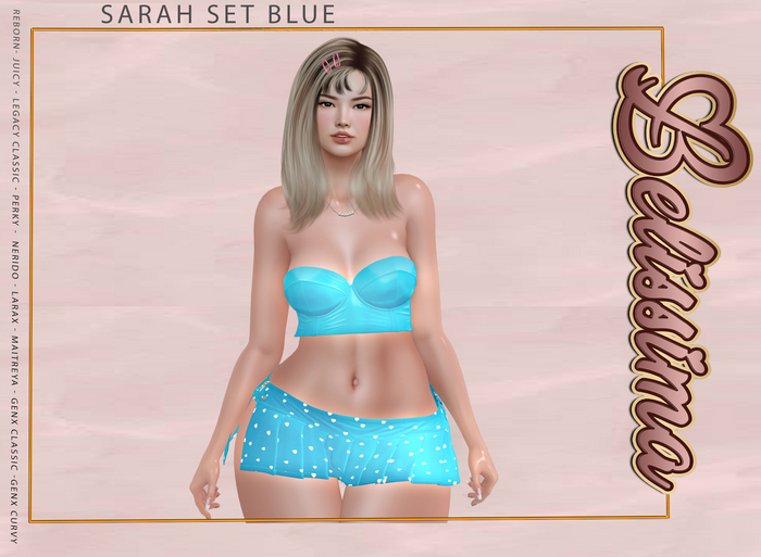 [Belissima] Sarah Set Blue