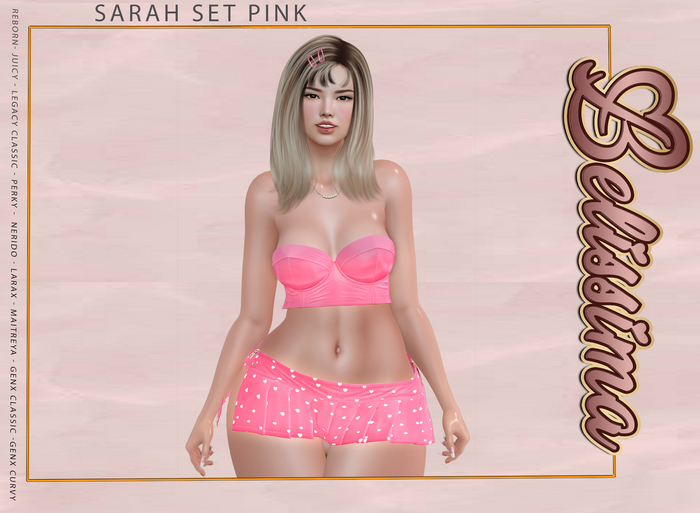 [Belissima] Sarah Set Pink
