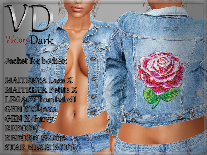 VD #038 Jacket Jeans Rose Add me