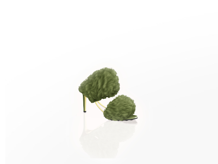 Nadia Fur Pumps — Lily