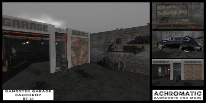 [A] Gangster Garage Backdrop