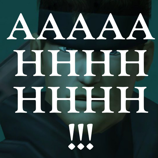 Solid Snake Falling Gesture