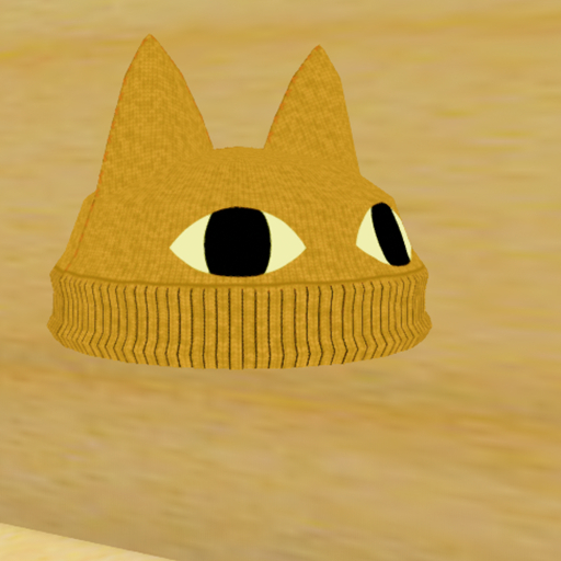 Feline Eyes Beanie Yellow