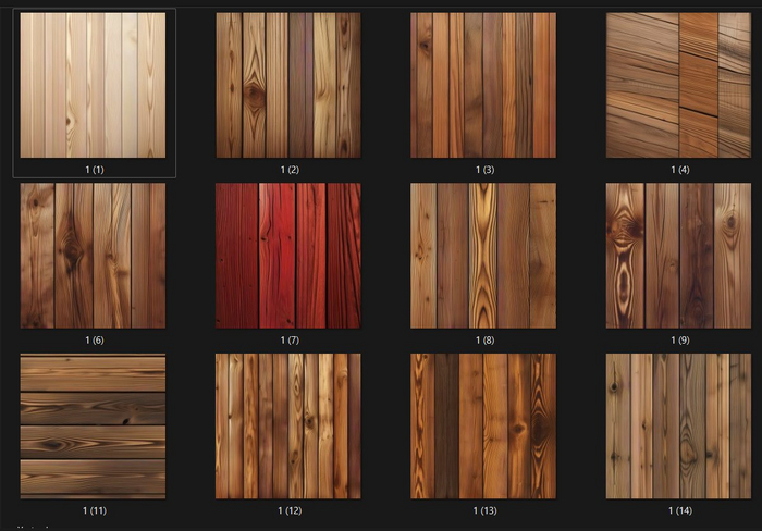 Wood texture Set, High quality, Full Perm, No restrictions - Set of 70 textures