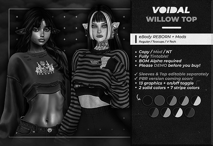 VOIDAL - Willow Top DEMO (eBody: Reborn)