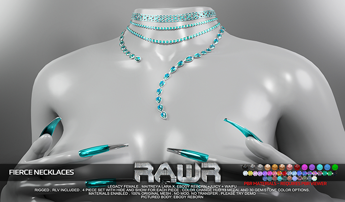 RAWR! Fierce Necklace DEMO (add me)