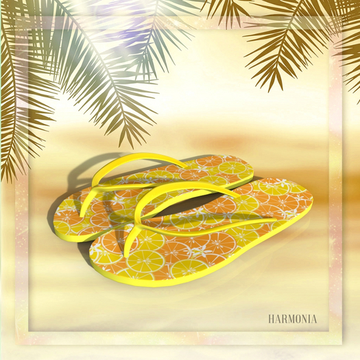 Citrus Flip Flops LaraX