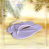 Lavender Flip Flops LaraX