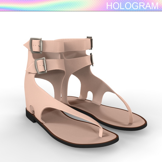Beige Strap Sandals
