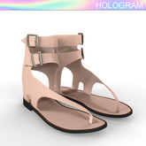Beige Strap Sandals