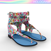 Floral Strap Sandals