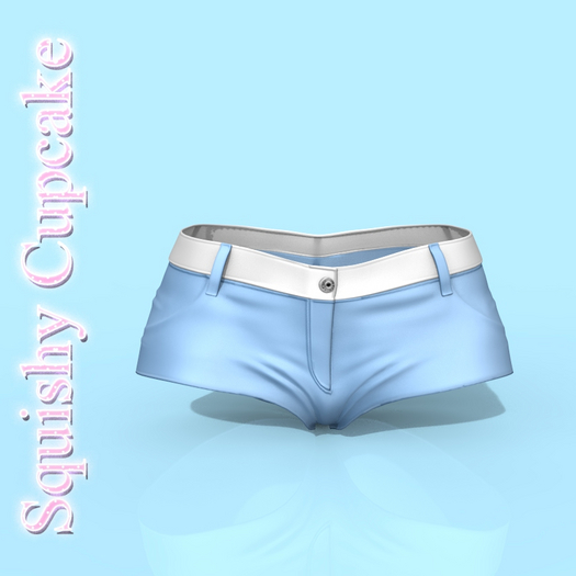 Blue Deena Shorts