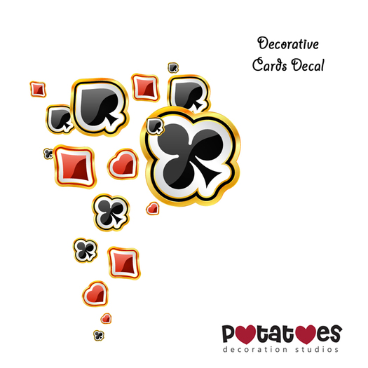 Potatoes Decoration - Cards Decal