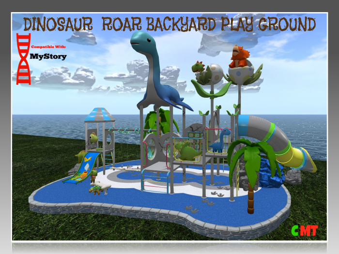 DINOSAUR  ROAR BACKYARD PLAY GROUND