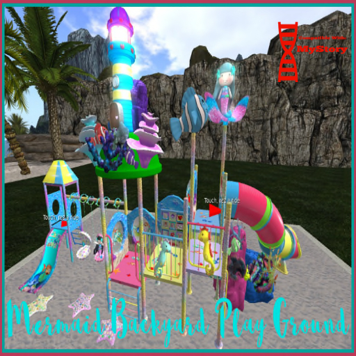 Mermaid backyard play ground