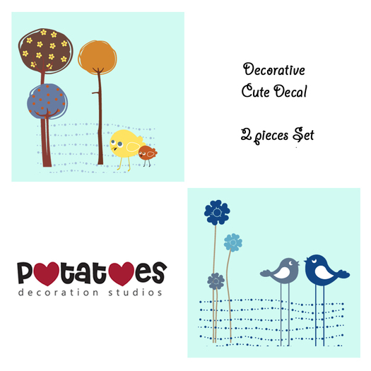 Potatoes Decoration - Cute Decals