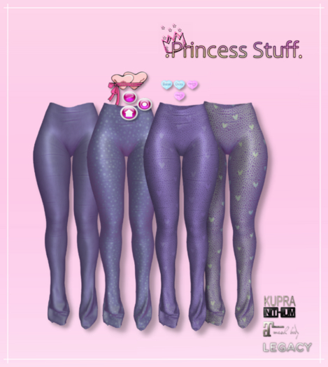 .Princess Stuff. [Overleg Pants] SET LILAC