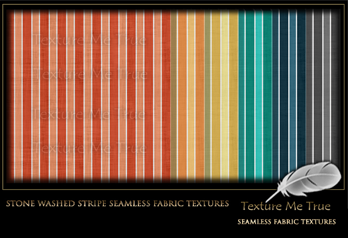TMT Stone Washed Stripe seamless fabric textures