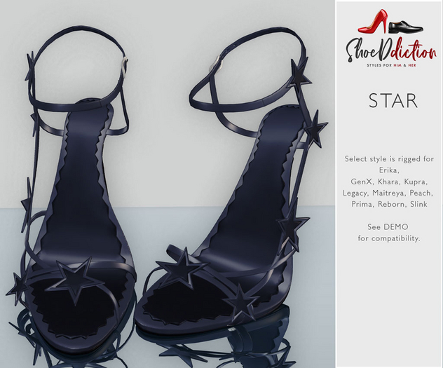 {SA} Star Sandals Blue