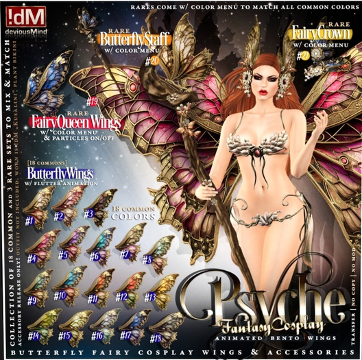 21 RARE !dM Psyche **FAIRY CROWN** (BOX)