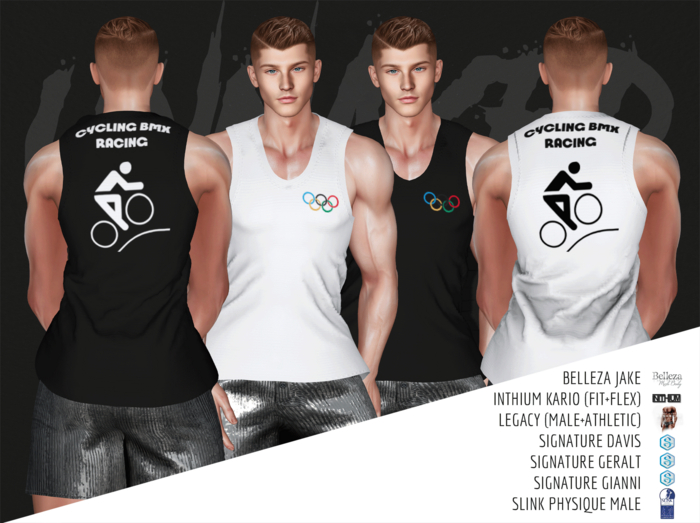 UNNAKED / MUSCLE SHIRT / ALL SIZES / CYCLING BMX RACING