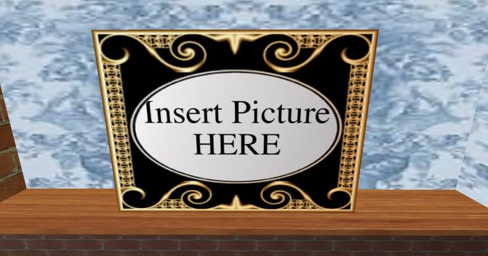 gold and black scroll photo frame 5