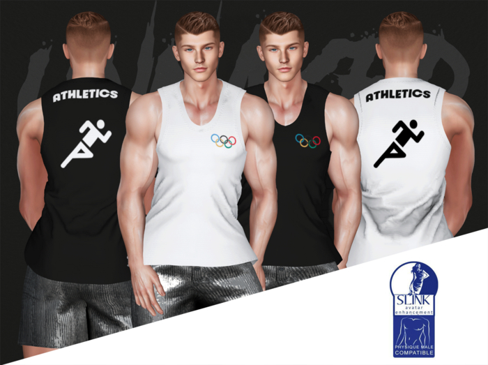 UNNAKED / MUSCLE SHIRT / SLINK / OLYMPICS - ATHLETICS