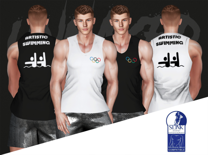 UNNAKED / MUSCLE SHIRT / SLINK / OLYMPICS - ARTISTIC SWIMMING