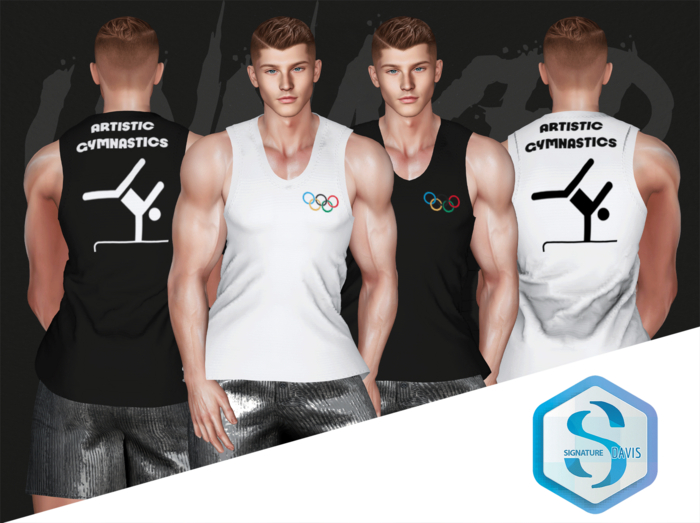 UNNAKED / MUSCLE SHIRT / DAVIS / ARTISTIC GYMNASTICS