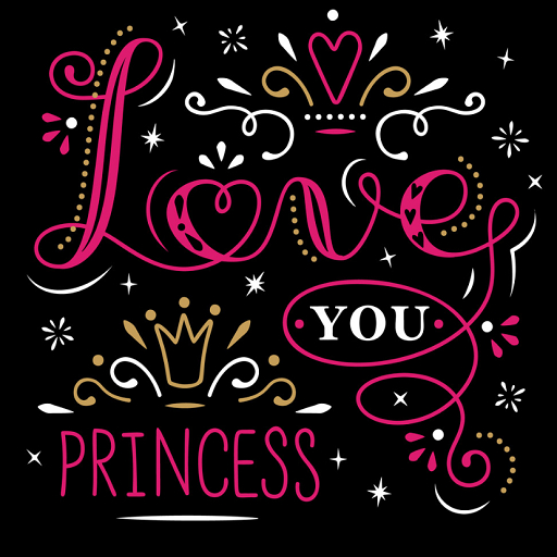Plaque-Princess-Love you