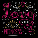 Plaque-Princess-Love you