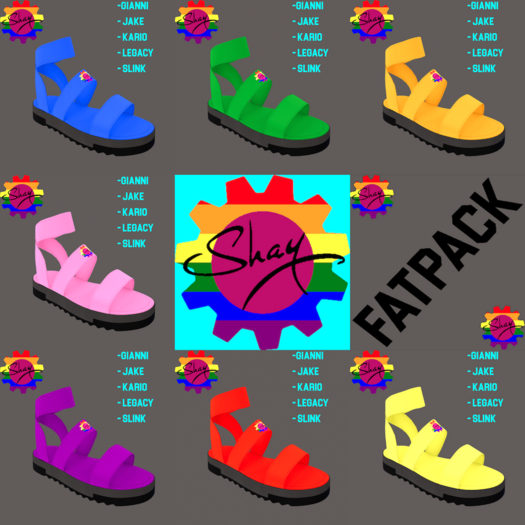 Color Sandals Fatpack