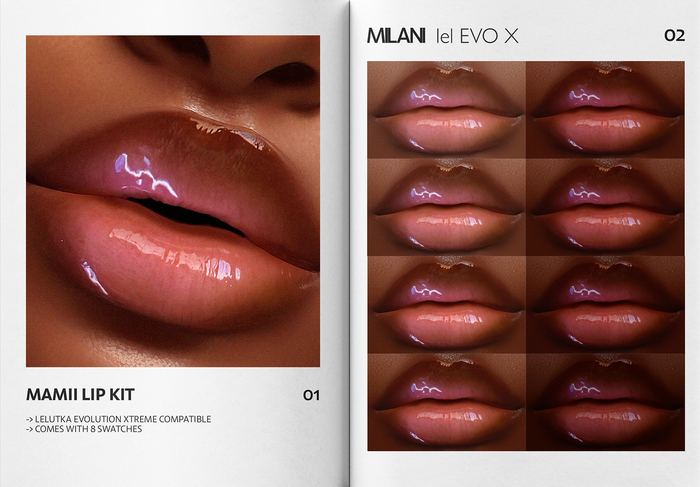 MILANI - "MAMII" LIP KIT / FATPACK