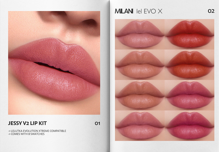 MILANI - "JESSY V2" LIP KIT / FATPACK