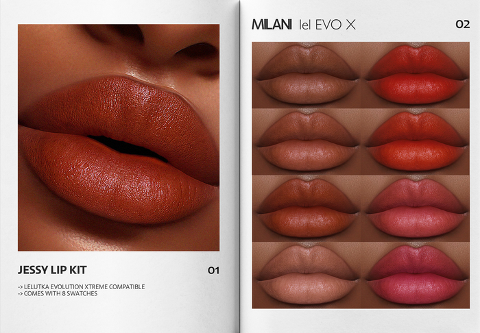 MILANI - "JESSY" LIP KIT / FATPACK