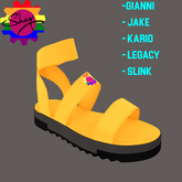 Color Sandals Orange