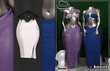 deluge. flora skirt  - whte [bxd]
